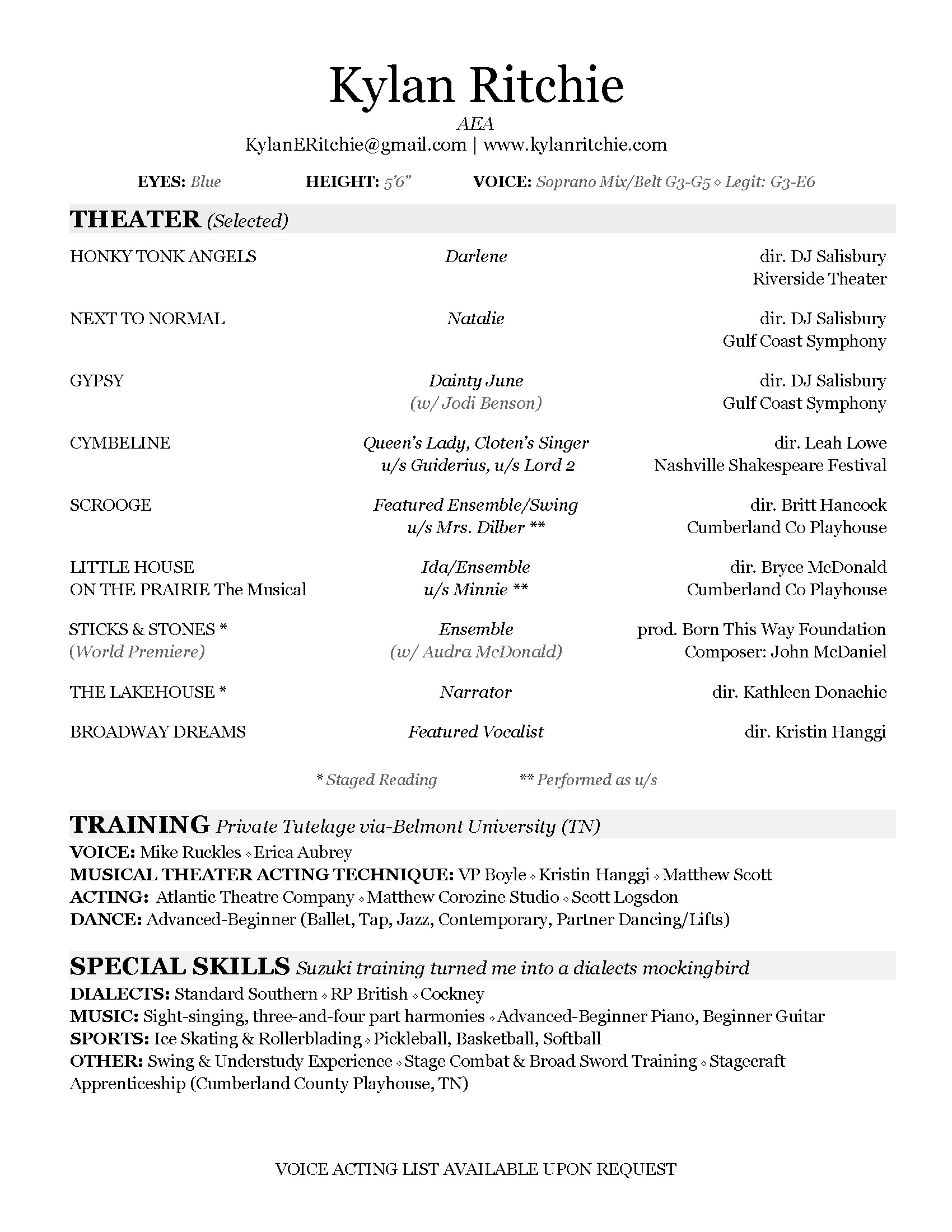 Kylan Ritchie - Resume